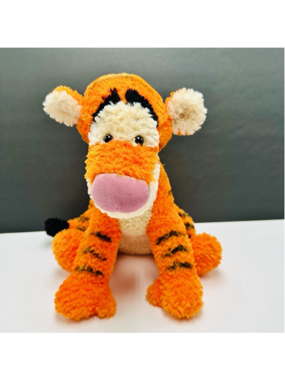 Disney Parks Tigger Plush 14” Winnie the Pooh Curly Hair Stuffed Animal